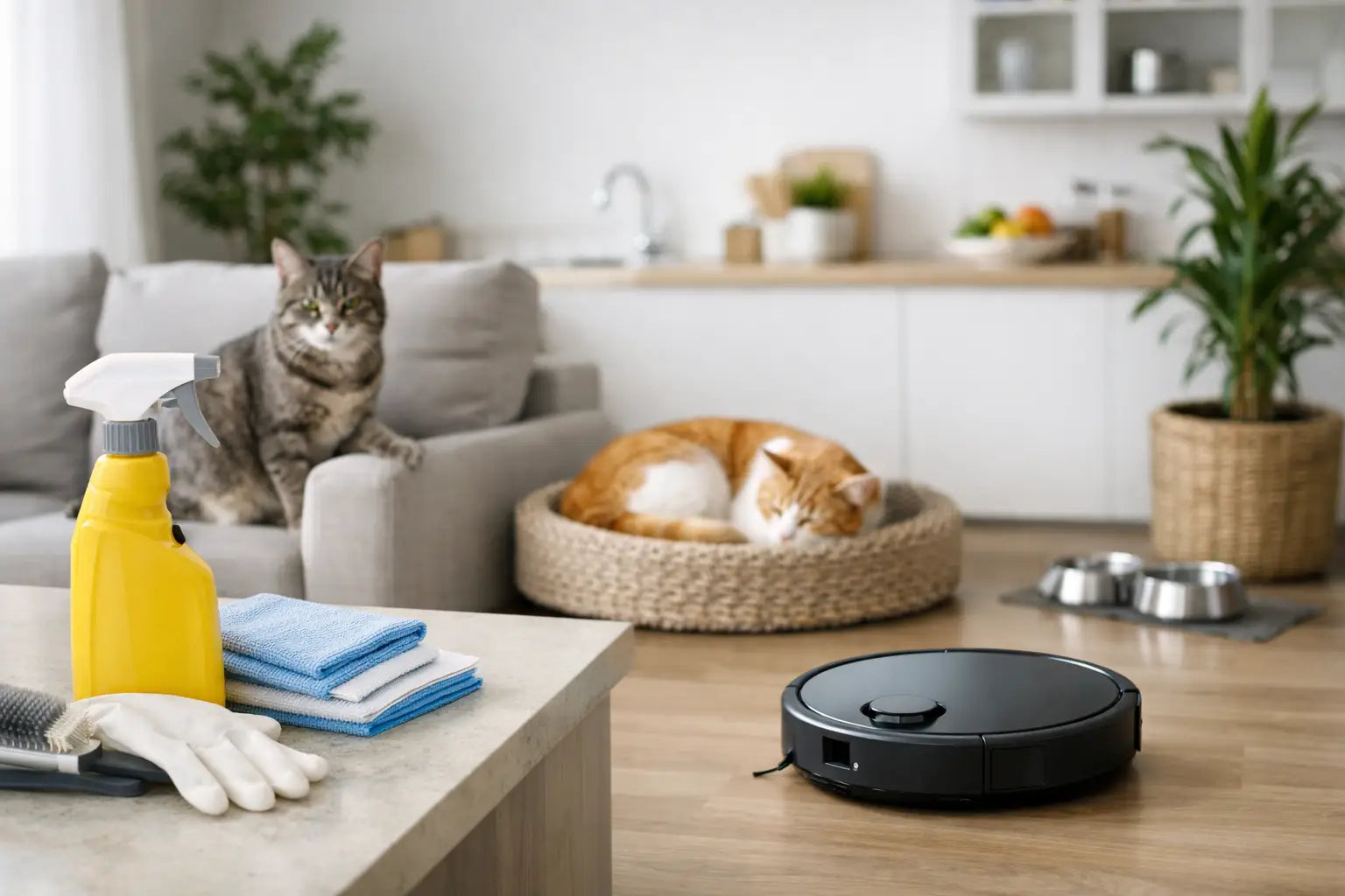 How to Build a Cleaner Home With Cats