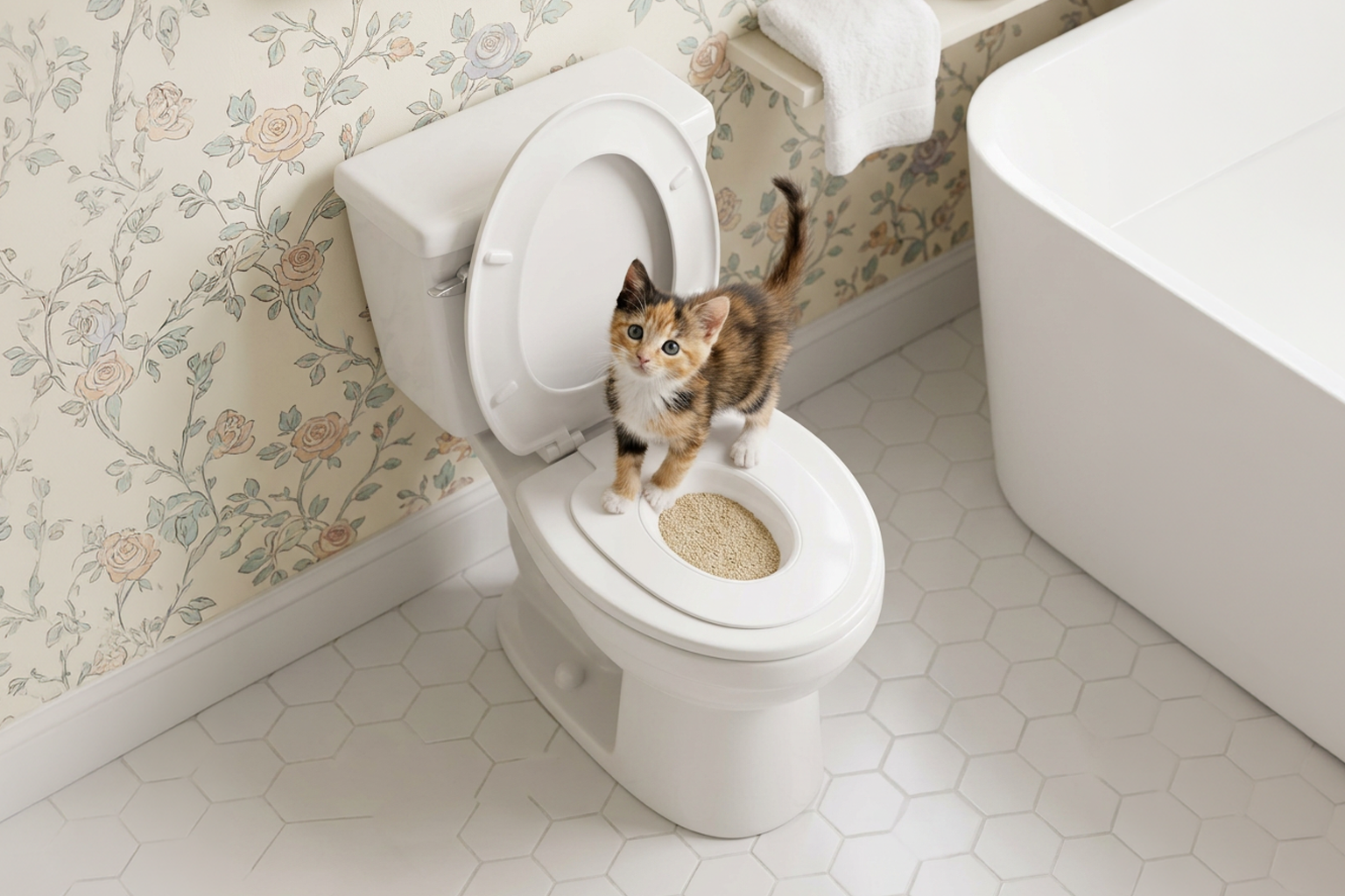 What Makes a Cat Toilet Training Seat Safe for Small Cats and Kittens During Toilet Training