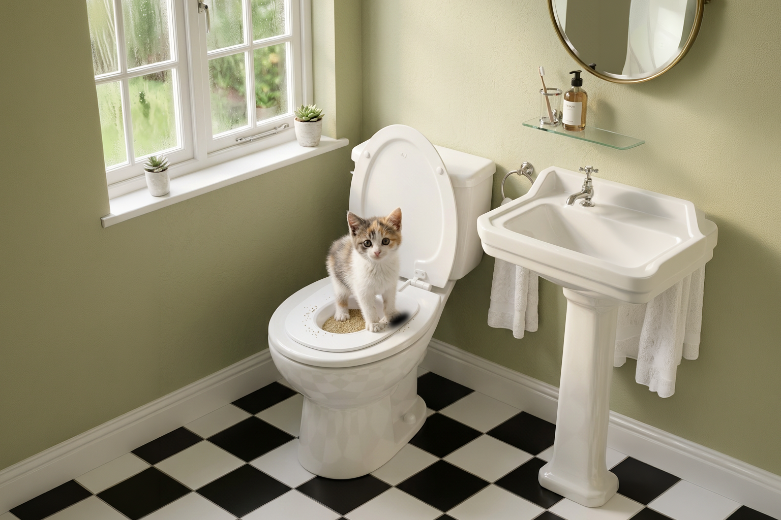 How to Toilet Train Kittens Safely