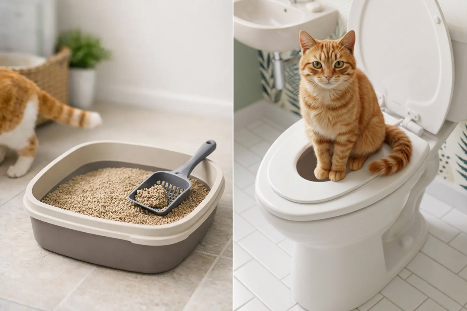 How to Transition From Litterbox to Toilet