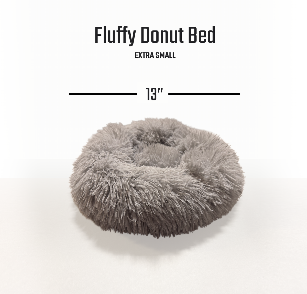 Fluffy Donut Cat Bed