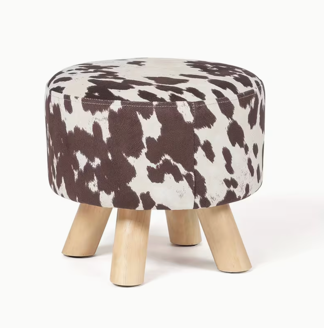 Faux Cow Step Stool