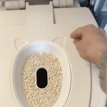 Plastic Cat Toilet Training Kit Litter Box Cat Toilet Trainer Toilet Pet Cleaning Cat Training Litter Kwitter Cat Litter Tray